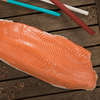 Filé de Salmão Inteiro congelado - 0,9 a 1,3 Kg