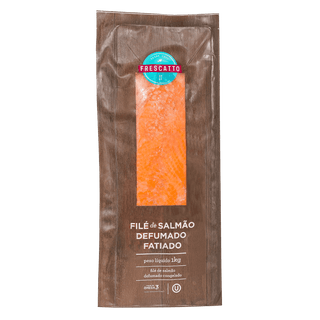 Salmão Defumado fatiado 1kg