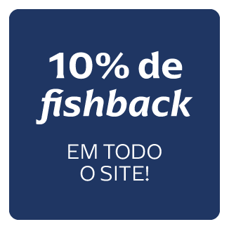 10% de cashback em todo site